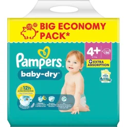 Pampers Baby-Dry Maat 4+ Luiers