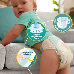 Pampers Baby-Dry Maat 7 Luiers New