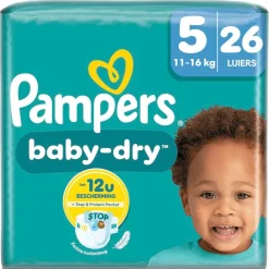 Pampers Baby-Dry Maat 5 Luiers Sale