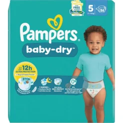 Pampers Baby-Dry Maat 5 Luiers Sale