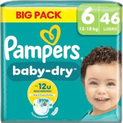 Pampers Baby-Dry Maat 6 Luiers New