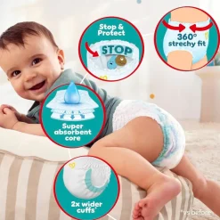 Pampers Baby-Dry Pants Maat 7 Luierbroekjes Best