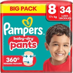 Pampers Baby-Dry Pants Maat 8 Luierbroekjes Best