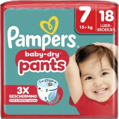 Pampers Baby-Dry Pants Maat 7 Luierbroekjes