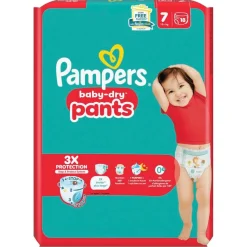 Pampers Baby-Dry Pants Maat 7 Luierbroekjes