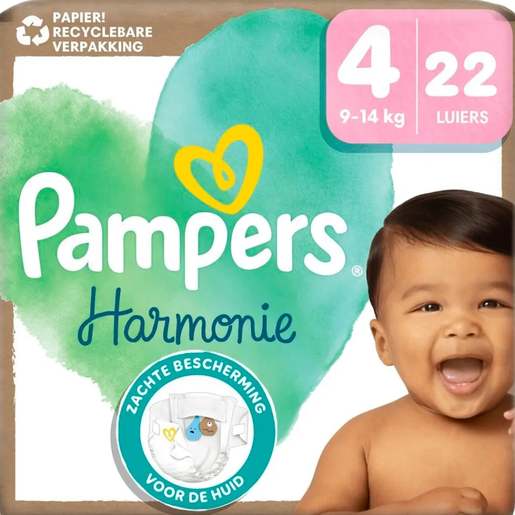 Pampers Harmonie Maat 4 Luiers Outlet