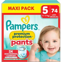 Pampers Premium Protection Pants Maat 5 Luierbroekjes Outlet
