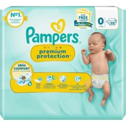 Pampers Premium Protection Maat 0 Luiers Outlet
