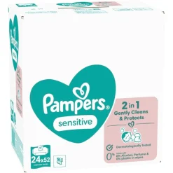 Pampers Sensitive 0% Plastic Babydoekjes Clearance