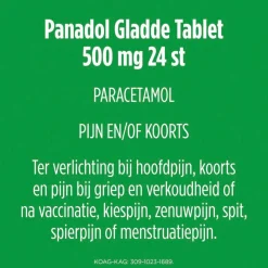 Panadol 500mg Paracetamol Filmomhulde Tabletten