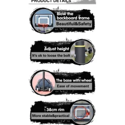 Pegasi Basketbalpaal Basic Kids New