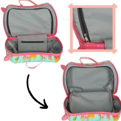 PerPhoenix Ride On Reiskoffer Kinderen Ijsjes Motief op Wielen Sale