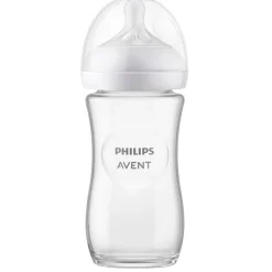 Philips Avent Natural Response Fles Glas 240ml – Flow 3 – BPS vrij- 1 fles Hot