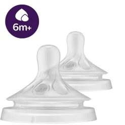 Philips Avent SCY966/02 6m+ Natuurlijke Zuigreflex Flesspenen voor Pap