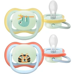 Philips Avent Soother Ultra Air 0-6M SCF376/24 Nighttime Fopspeen Hot
