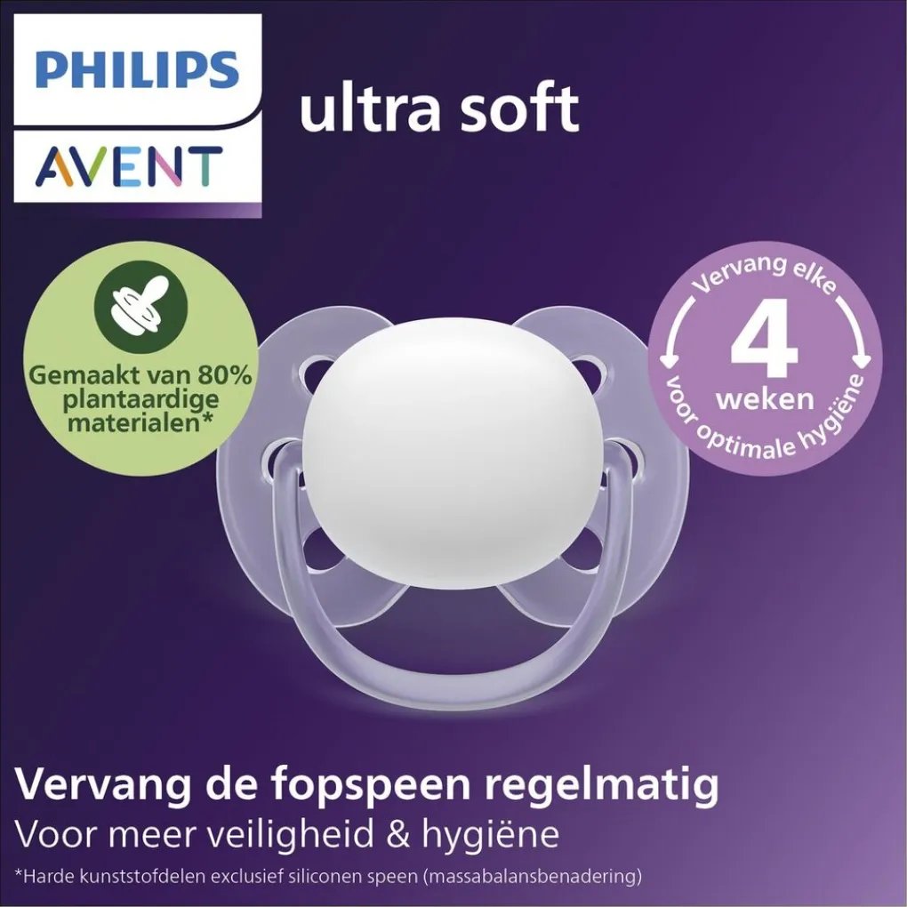 Philips Avent Ultra Soft SCF091/37 Fopspeen Online
