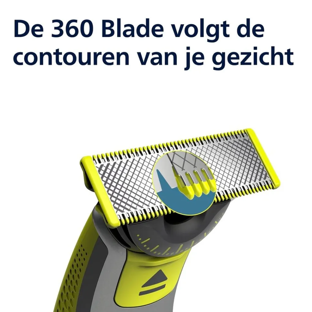 Philips OneBlade 360 QP624/50 Bodykit Navulmesjes Hot
