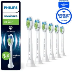 Philips Sonicare Optimal White HX6066/87 Opzetborstels Clearance