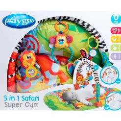 Playgro 3-In-1 Safari Super Babygym Clearance