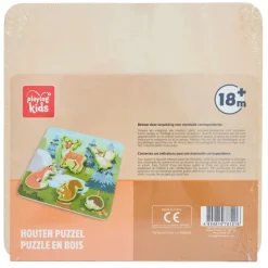 Playing Kids Forest Puzzel Hot