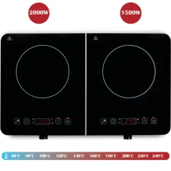 PRIMO PR303IKP Dubbele Inductiekookplaat New