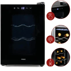 PRIMO PR168WK Energie E Wijnkoeler 6 flessen Discount