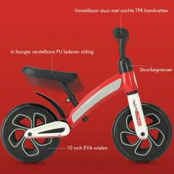 Qplay Loopfiets Kinderfiets Impact