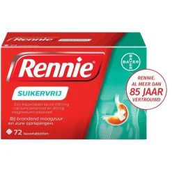 Rennie Suikervrij Kauwtabletten Best