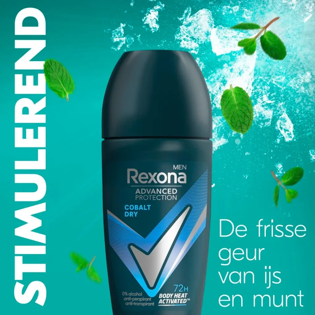 Rexona Men Advanced Protection Cobalt Dry Antitranspirant Deodorant Roller