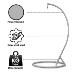 Rijoka Hangstoel Eggy Original Schommelstoel Best