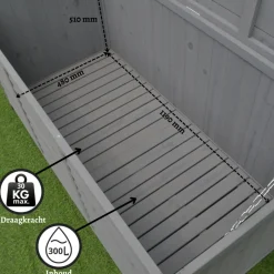 Rijoka Houten Opbergbox Tuinbox Tuin Opbergkist Clearance