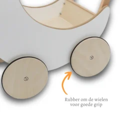 Rijoka Houten Poppenwagen Loopwagen Kinderwagen Sale