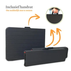 Rijoka Inklapbare Picknicktafel Set Houtlook Design Klaptafel Biertafel New