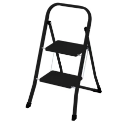 Rijoka Keukentrap Inklapbaar 2 Treden Huishoudtrap Anti slip treden Outlet