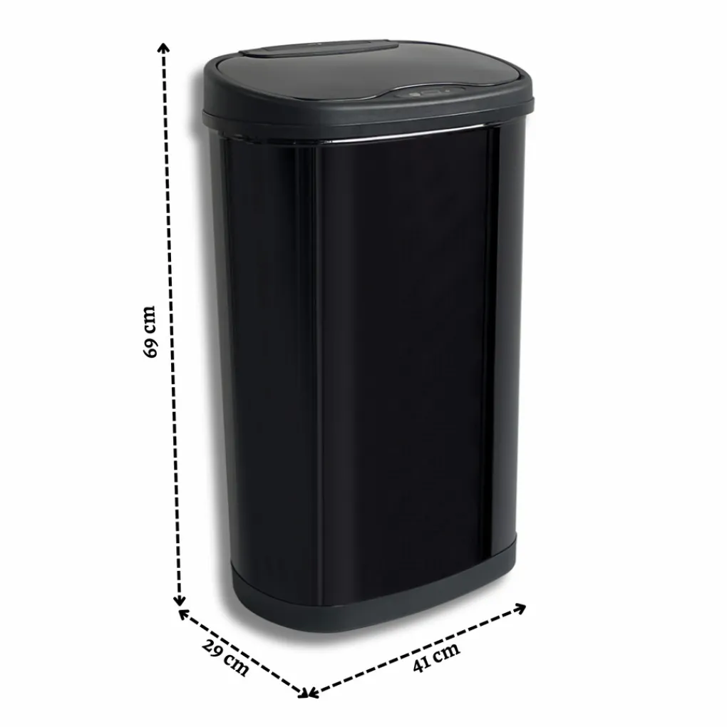 Rijoka Prullenbak Sensor Dubbel 50 Liter Recycle Soft Close Vingerafdrukvrij Discount