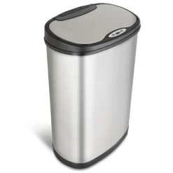 Rijoka Prullenbak Sensor Dubbel 50 Liter RVS Soft Close Vingerafdrukvrij