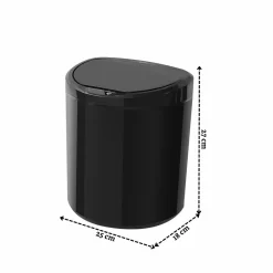 Rijoka Sensor Afvalemmer 8 Liter Kunststof Soft Close Prullenbak Best