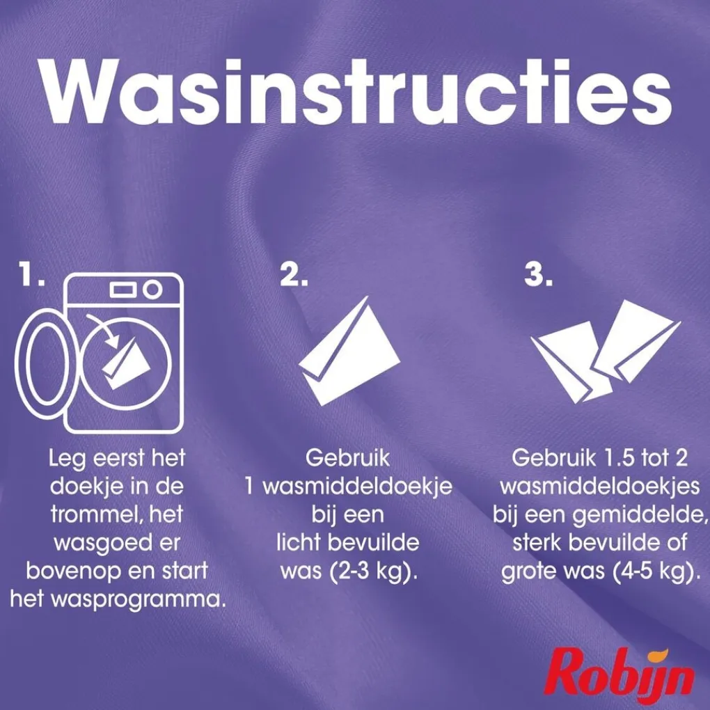 Robijn Classics Black Velvet Wasmiddeldoekjes Online