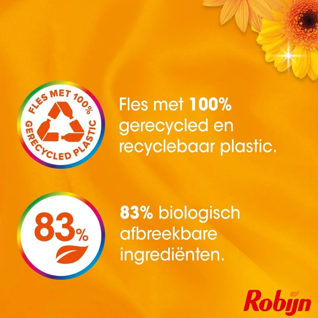 Robijn Klein & Krachtig Classics Color Vloeibaar Wasmiddel Hot