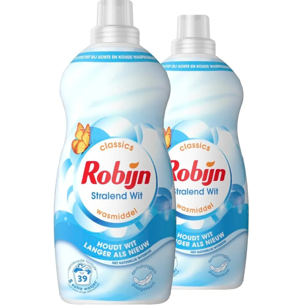 Robijn Klein & Krachtig Stralend Wit Vloeibaar Wasmiddel Sale