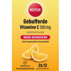 Roter Gebufferde Vitamine C 500mg Kauwtabletten Outlet