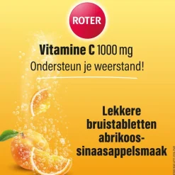 Roter Vitamine C 1000 mg Abrikoos-Sinaasappel Bruistabletten Best