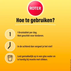 Roter Vitamine C 1000 mg Abrikoos-Sinaasappel Bruistabletten Best