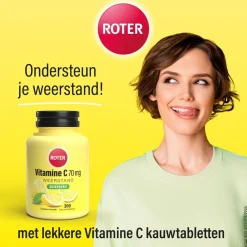 Roter Vitamine C 70 mg Suikervrije Kauwtabletten Clearance
