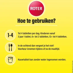 Roter Vitamine C 70mg Citroen Kauwtabletten New