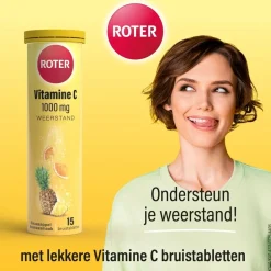 Roter Vitamine C 1000mg Sinaasappel Ananas Bruistabletten Best
