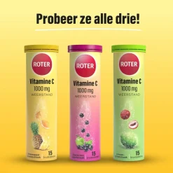 Roter Vitamine C 1000mg Sinaasappel Ananas Bruistabletten Best