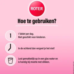 Roter Vitamine C 1000mg Zwarte Bes Appel Bruistabletten Discount