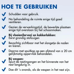 Roxasect Spuitbus tegen Kruipende Insecten en Wespen New