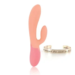 Rianne S RS - Essentials - Xena Verwarmende Rabbit Vibrator - Perzik Best